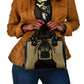 Custom Egypt KA Shoulder Handbag Gold Symbol Hieroglyphic Texture