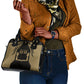 Custom Egypt KA Shoulder Handbag Gold Symbol Hieroglyphic Texture