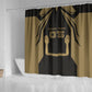 Custom Egypt KA Shower Curtain Gold Symbol Hieroglyphic Texture