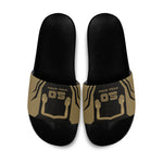 Custom Egypt KA Slide Sandals Gold Symbol Hieroglyphic Texture