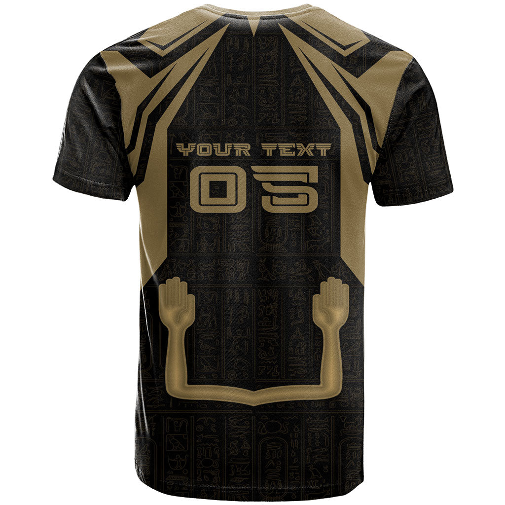 Custom Egypt KA T shirt Gold Symbol Hieroglyphic Texture