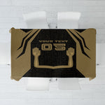 Custom Egypt KA Tablecloth Gold Symbol Hieroglyphic Texture