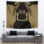 Custom Egypt KA Tapestry Gold Symbol Hieroglyphic Texture