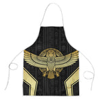 Egypt BA Apron Winged Pharaoh Hieroglyphic Patterns