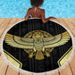 Egypt BA Beach Blanket Winged Pharaoh Hieroglyphic Patterns