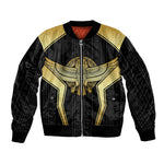 Egypt BA Bomber Jacket Winged Pharaoh Hieroglyphic Patterns