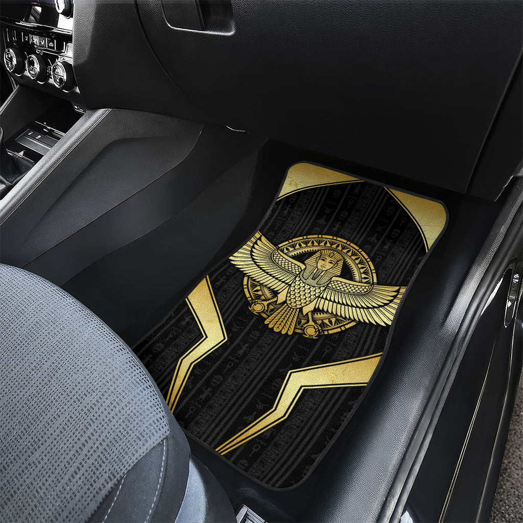 Egypt BA Car Mats Winged Pharaoh Hieroglyphic Patterns