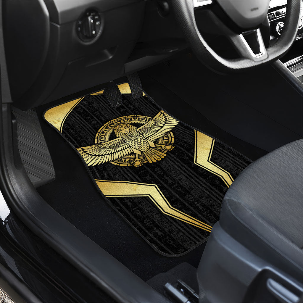 Egypt BA Car Mats Winged Pharaoh Hieroglyphic Patterns