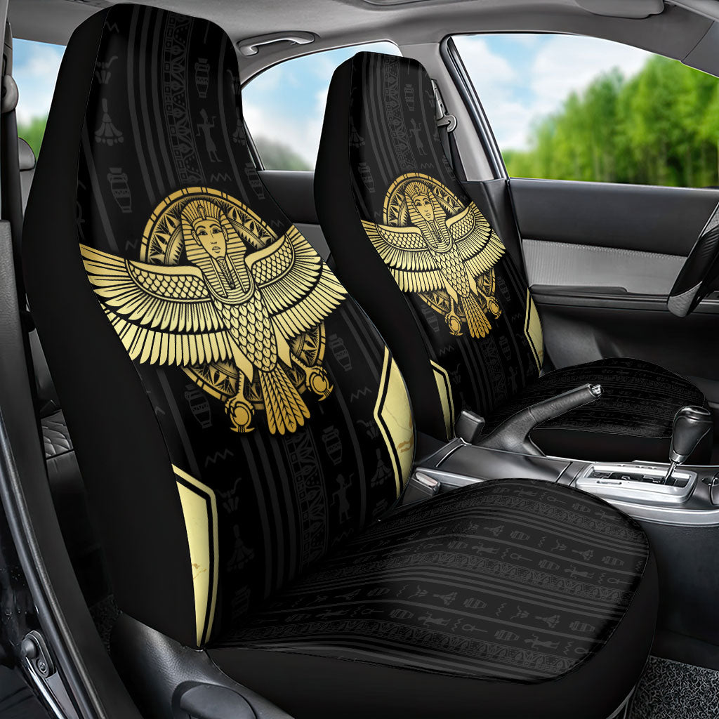 Egypt BA Car Seat Cover Winged Pharaoh Hieroglyphic Patterns