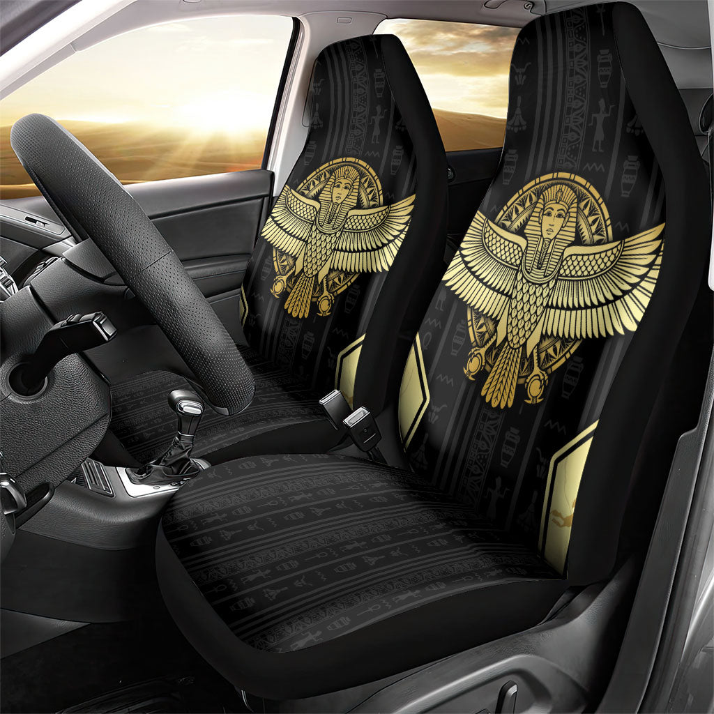Egypt BA Car Seat Cover Winged Pharaoh Hieroglyphic Patterns