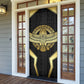 Egypt BA Door Cover Winged Pharaoh Hieroglyphic Patterns