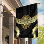 Egypt BA Garden Flag Winged Pharaoh Hieroglyphic Patterns