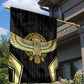 Egypt BA Garden Flag Winged Pharaoh Hieroglyphic Patterns