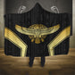 Egypt BA Hooded Blanket Winged Pharaoh Hieroglyphic Patterns