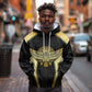 Egypt BA Hoodie Winged Pharaoh Hieroglyphic Patterns