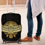Egypt BA Luggage Cover Winged Pharaoh Hieroglyphic Patterns