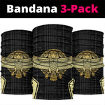 Egypt BA Neck Gaiter Winged Pharaoh Hieroglyphic Patterns