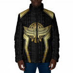 Egypt BA Padded Jacket Winged Pharaoh Hieroglyphic Patterns