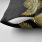 Egypt BA Pillow Cover Winged Pharaoh Hieroglyphic Patterns