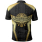 Egypt BA Polo Shirt Winged Pharaoh Hieroglyphic Patterns