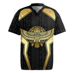 Egypt BA Rugby Jersey Winged Pharaoh Hieroglyphic Patterns