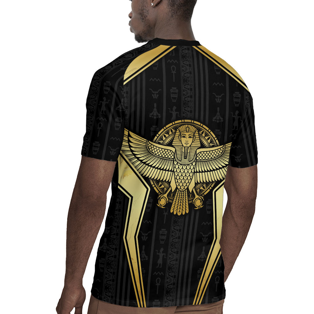 Egypt BA Rugby Jersey Winged Pharaoh Hieroglyphic Patterns