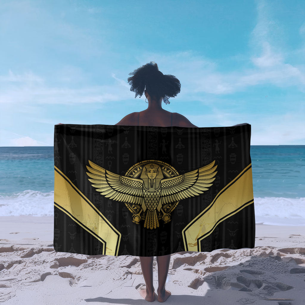 Egypt BA Sarong Winged Pharaoh Hieroglyphic Patterns