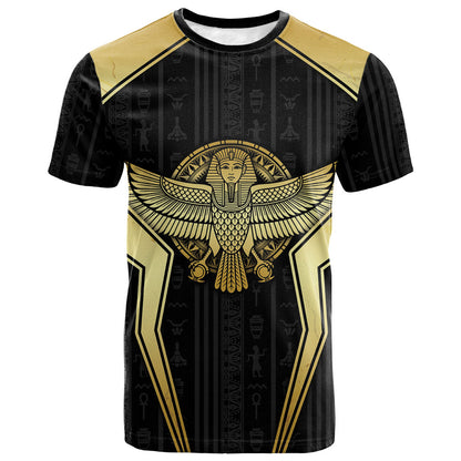 Egypt BA T shirt Winged Pharaoh Hieroglyphic Patterns