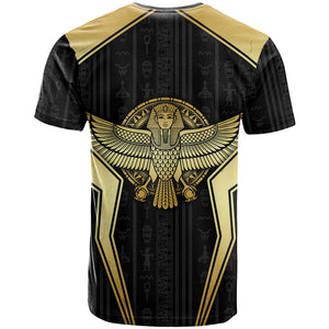 Egypt BA T shirt Winged Pharaoh Hieroglyphic Patterns