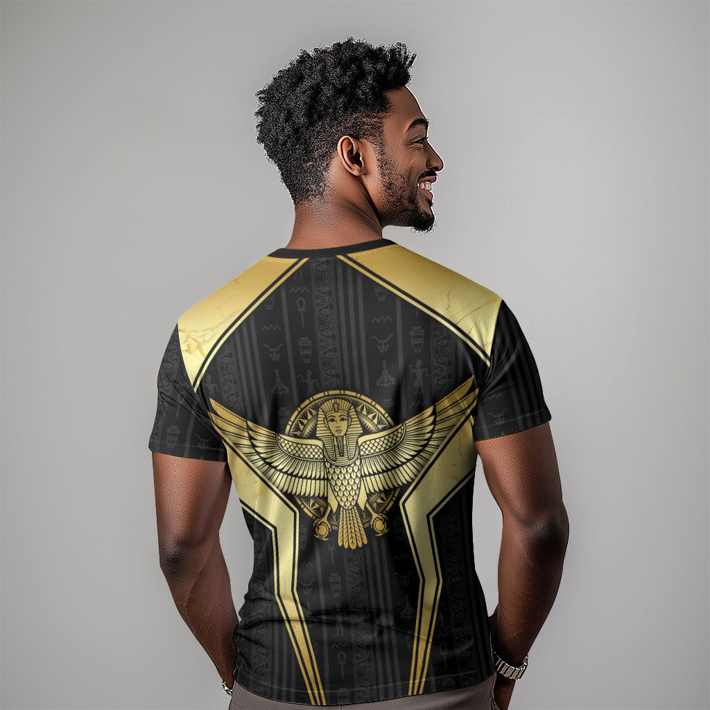 Egypt BA T shirt Winged Pharaoh Hieroglyphic Patterns