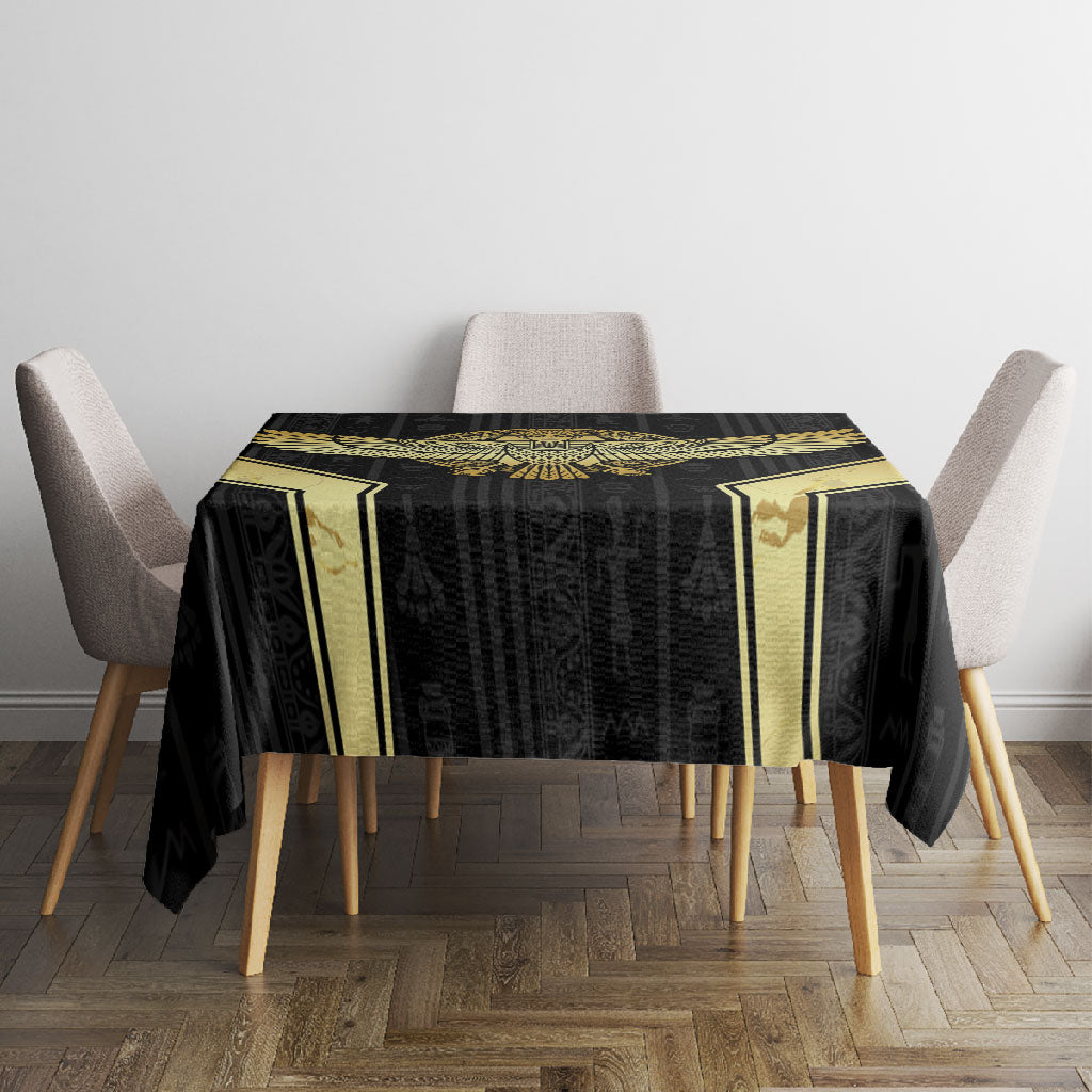 Egypt BA Tablecloth Winged Pharaoh Hieroglyphic Patterns