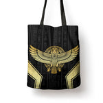 Egypt BA Tote Bag Winged Pharaoh Hieroglyphic Patterns