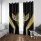 Egypt BA Window Curtain Winged Pharaoh Hieroglyphic Patterns