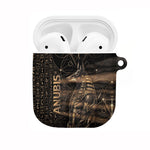 Egyptian God Anubis AirPods Case Jackal Headed Deity Ancient Egypt Mythology Gilded
