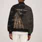 Personalized Egyptian God Anubis Bomber Jacket Jackal Headed Deity Ancient Egypt Mythology Gilded