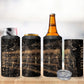 Personalized Egyptian God Anubis 4 in 1 Can Cooler Tumbler Jackal Headed Deity Ancient Egypt Mythology Gilded