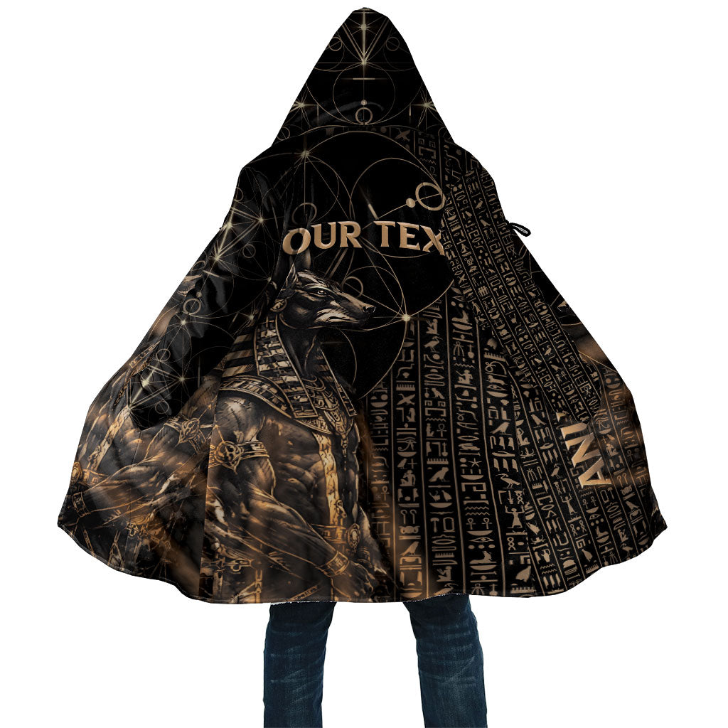 Personalized Egyptian God Anubis Cloak Jackal Headed Deity Ancient Egypt Mythology Gilded