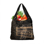 Egyptian God Anubis Grocery Bag Jackal Headed Deity Ancient Egypt Mythology Gilded