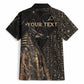 Personalized Egyptian God Anubis Hawaiian Shirt Jackal Headed Deity Ancient Egypt Mythology Gilded