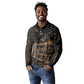 Personalized Egyptian God Anubis Long Sleeve Polo Shirt Jackal Headed Deity Ancient Egypt Mythology Gilded