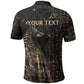 Personalized Egyptian God Anubis Polo Shirt Jackal Headed Deity Ancient Egypt Mythology Gilded