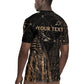 Personalized Egyptian God Anubis Rugby Jersey Jackal Headed Deity Ancient Egypt Mythology Gilded