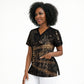 Personalized Egyptian God Anubis Scrub Top Jackal Headed Deity Ancient Egypt Mythology Gilded