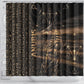 Egyptian God Anubis Shower Curtain Jackal Headed Deity Ancient Egypt Mythology Gilded