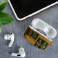 Egyptian God Osiris AirPods Case Green Pharaonic Hieroglyphic Patterns