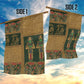 Egyptian God Osiris Garden Flag Green Pharaonic Hieroglyphic Patterns