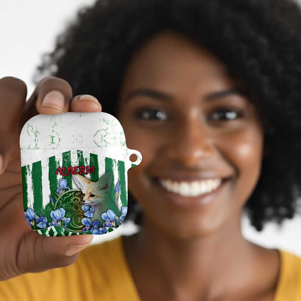 Algeria AirPods Case Fennec And Iris Grunge Style - African Pride