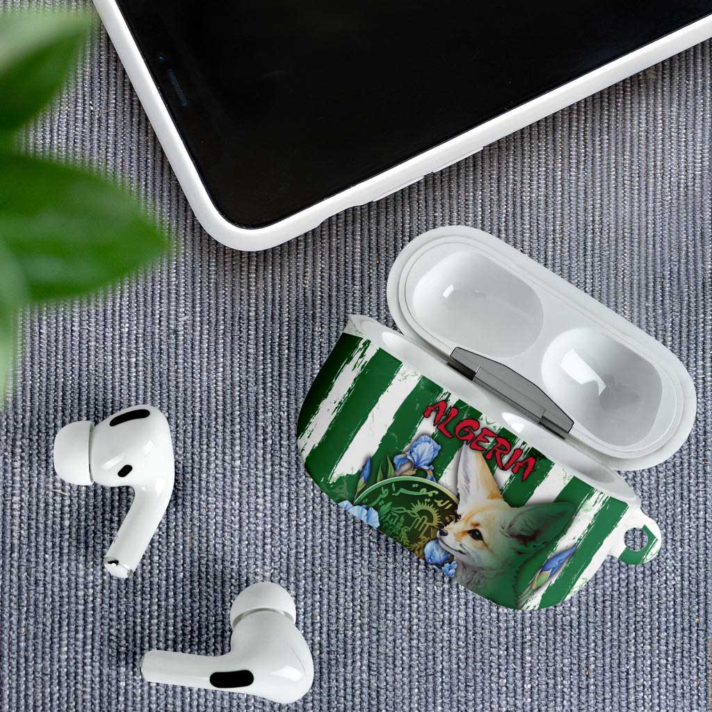 Algeria AirPods Case Fennec And Iris Grunge Style - African Pride