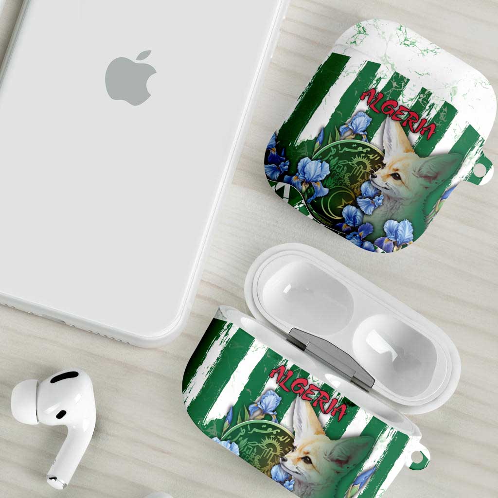 Algeria AirPods Case Fennec And Iris Grunge Style - African Pride