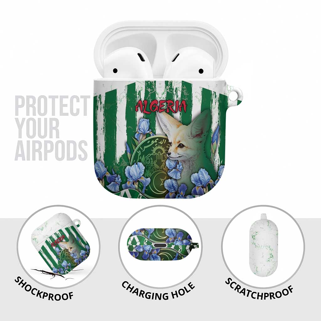 Algeria AirPods Case Fennec And Iris Grunge Style - African Pride